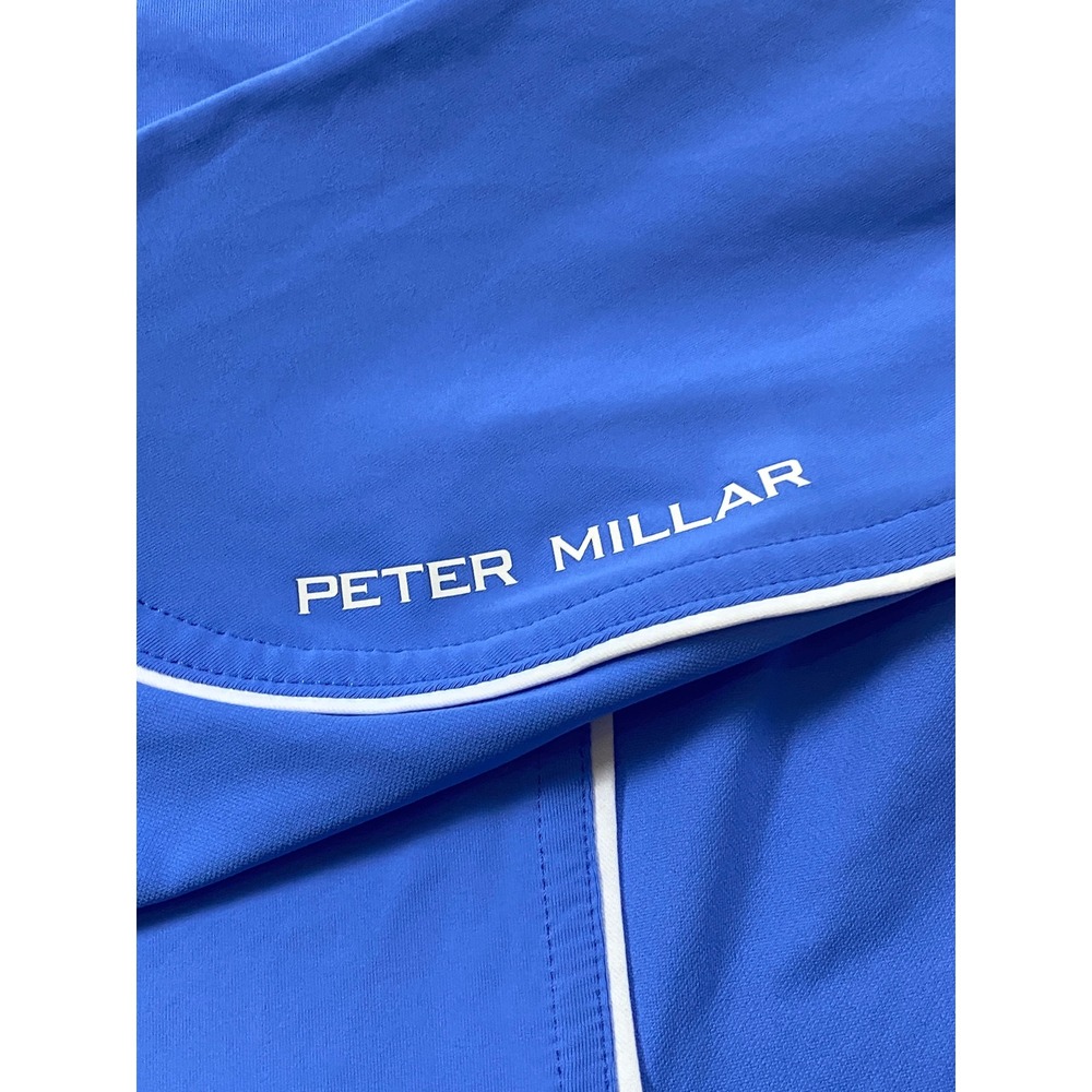 Peter Millar Blue Quarter Zip Pullover UPF 50+ Sun Protection Women's Large L - Picture 7 of 12